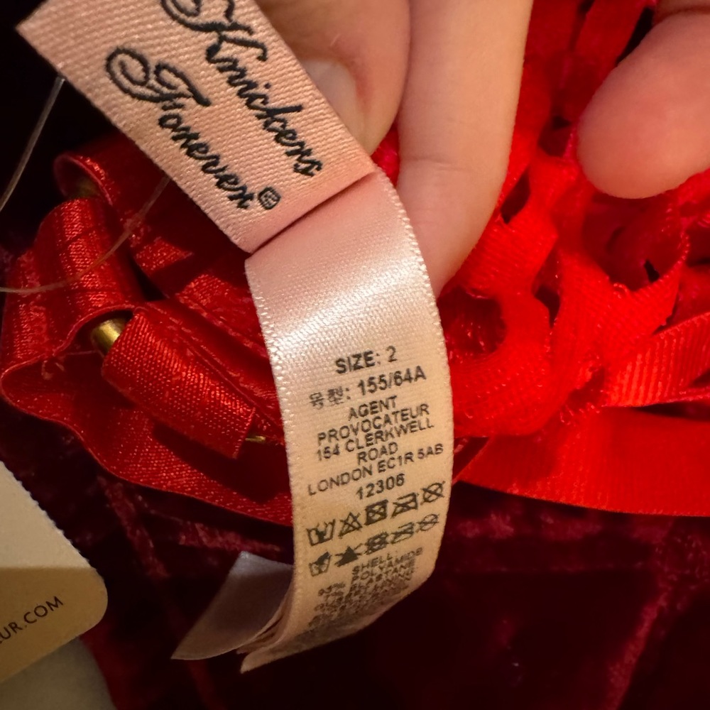Agent Provocateur Red Bubble Panties size 2 NWT - Picture 8 of 8